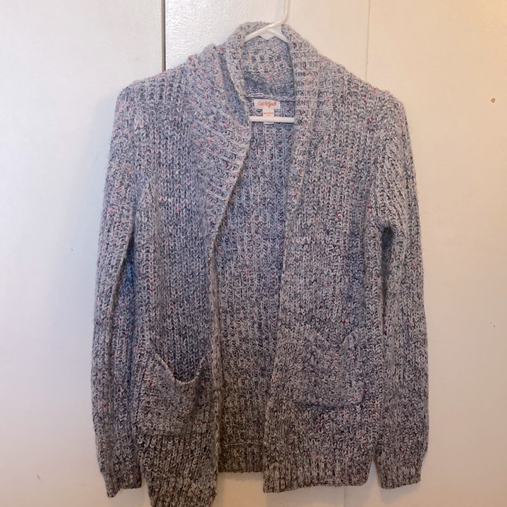 multi color art class sweater